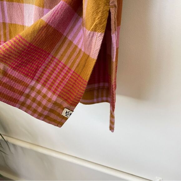 Kavu Spring Plaid Rita Dress Cotton S - Picture 8 of 15